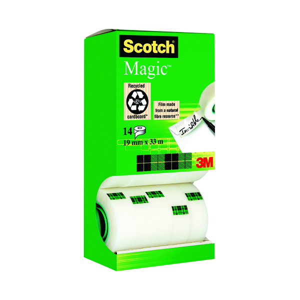 Scotch Magic Tape 810 Tower Pack 19mm x 33m (14 Pack) 81933R14