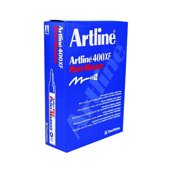 Artline 400 Bullet Tip Paint Marker Medium Yellow (12 Pack) A4006