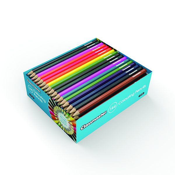 Classmaster Colouring Pencils Assorted (Pack of 144) CP144