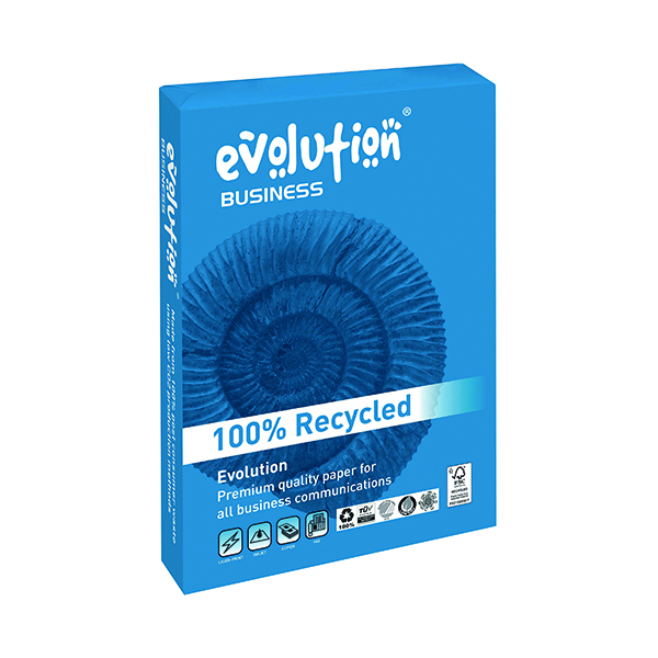 Evolution White A4 Business Recycled Paper 90gsm (500 Pack) EVBU2190