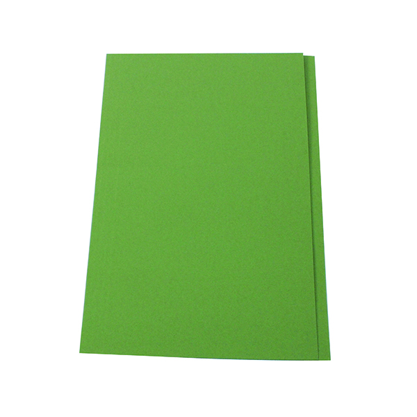 Exacompta Guildhall Square Cut Folder 315gsm Foolscap Green (Pack of 100) FS315-GRNZ