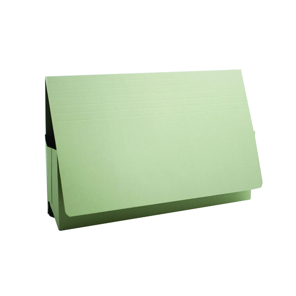 Exacompta Guildhall Probate Document Wallet 315gsm Green (Pack of 25) PRW2-GRN