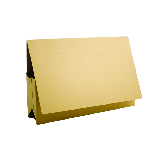 Exacompta Guildhall Probate Document Wallet 315gsm Yellow (Pack of 25) PRW2-YLW