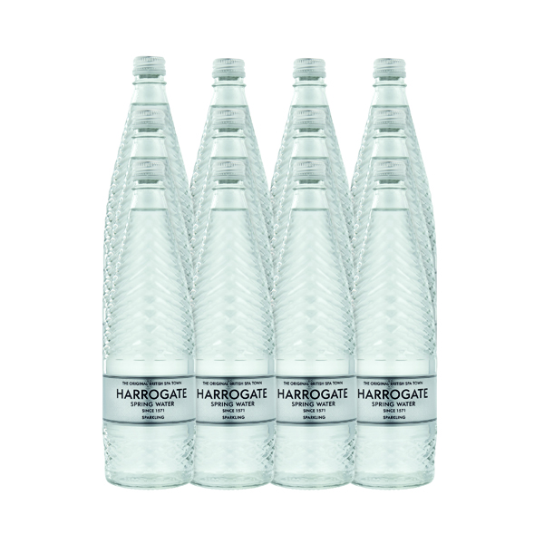 Harrogate Sparkling Spring Water Glass Bottle 750ml (Pack of 12) G750122C
