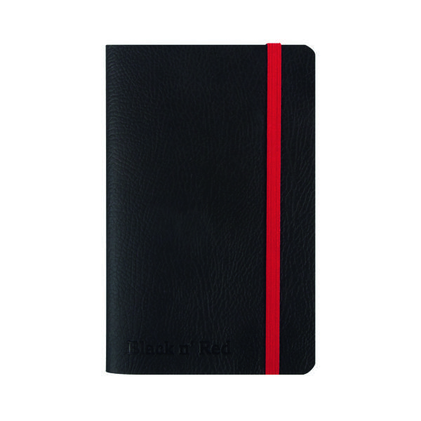 Black n' Red Soft Cover Notebook A6 Black 400051205
