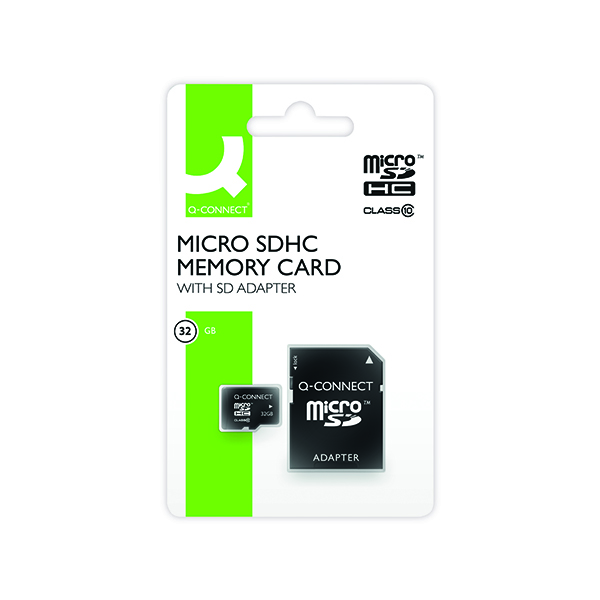 Q-Connect 32GB MicroSD Card Class 10 KF16013