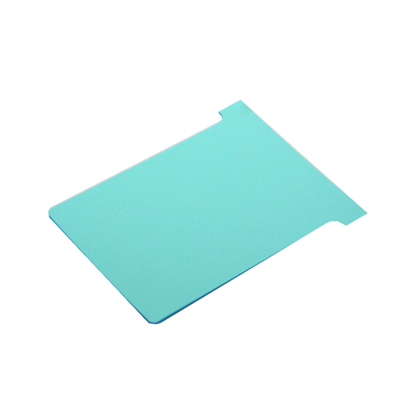 Nobo T-Card Size 2 48 x 85mm Light Blue (100 Pack) 2002006
