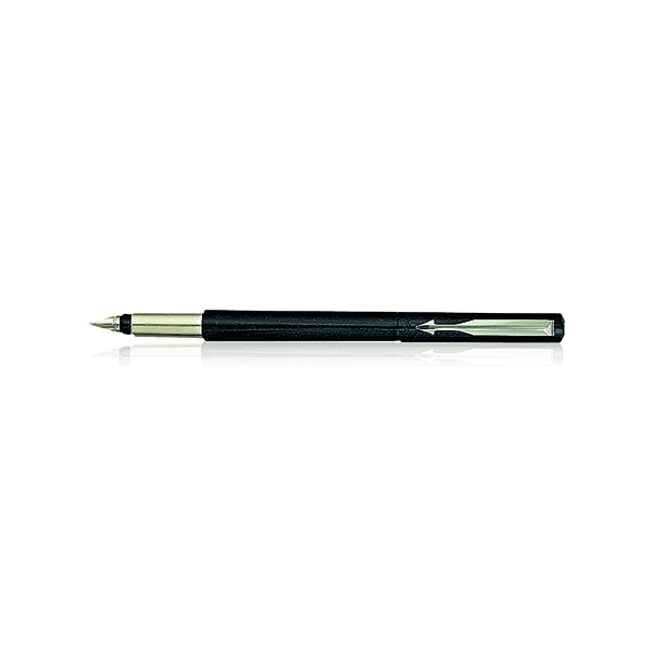 Parker Vector Fountain Pen Medium Black with Chrome Trim 67407 S0881041