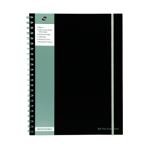 Pukka Pad Polypropylene Ruled Jotta Notebook A4 (3 Pack) SBJPOLYA4