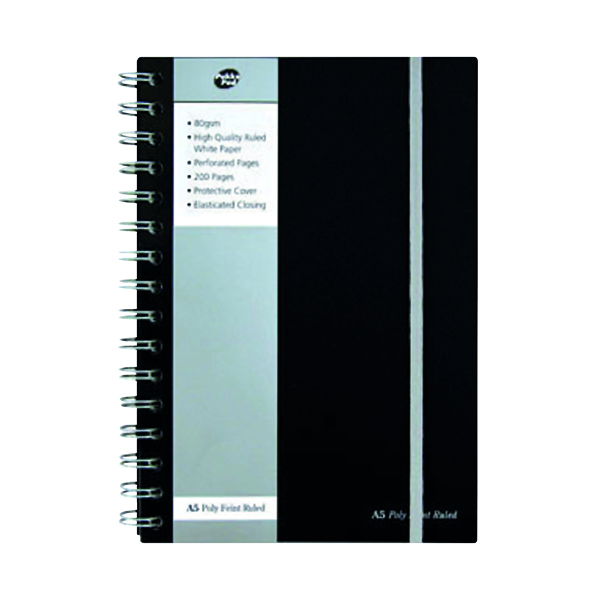 Pukka Pad Polypropylene Ruled Jotta Notebook A5 (3 Pack) SBJPOLYA5