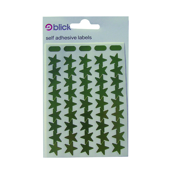 Blick Metallic Stars 14mm 135 Per Bag Gold (Pack of 2700) RS025351