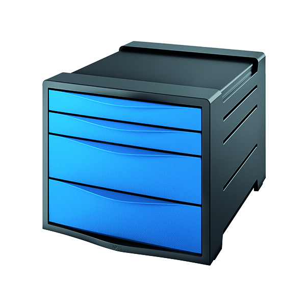 Rexel Choices Drawer Cabinet Blue 2115611