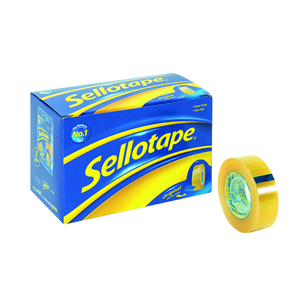 Sellotape Original Golden Tape 18mmx33m (8 Pack) 1443251