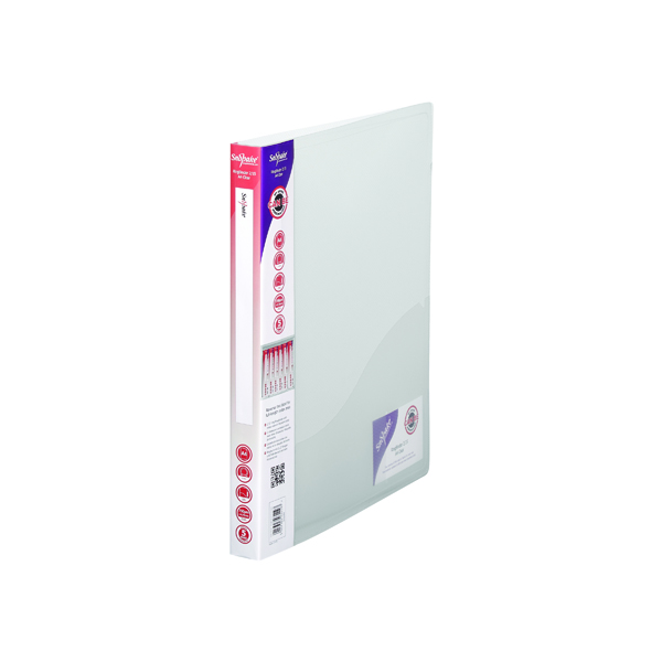 Snopake 2 Ring Ring Binder 15mm A4 Clear (Pack of 10) 10119