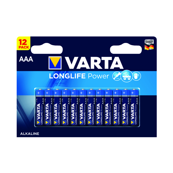 Varta AAA High Energy Battery Alkaline (12 Pack) 4903121482