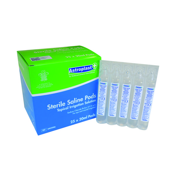 Wallace Cameron Saline Eye Pods 20ml (Pack of 25) 2404042