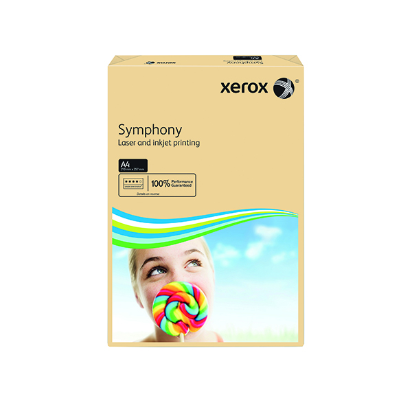 Xerox Symphony Pastel Salmon A4 80gsm Paper (500 Pack) XX93962