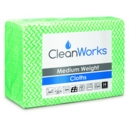 Medium Weight Hygiene Cloth Green pack of 50