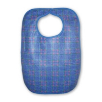 Adult Bib Blue Stewart Snap Closure 45x90cm