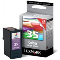 Original Lexmark No35 High Capacity Colour Ink
