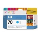Original HP No70 Cyan Ink Cartridge