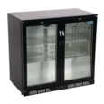 Polar G-Series Back Bar Cooler with Double Hinged Doors Black