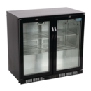 Polar G-Series Back Bar Cooler with Double Hinged Doors Black