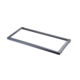 Lateral filing frame internal fitment for systems storage - graphite grey