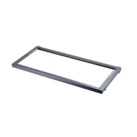 Lateral filing frame internal fitment for systems storage - graphite grey