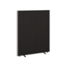 Floor standing fabric screen 1500mm high x 1200mm wide - charcoal
