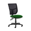 Altino 2 lever high mesh back operators chair with no arms - Lombok Green