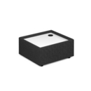 Alto modular reception seating wooden table with Ion power module - white top with elapse grey base