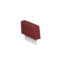 Alto modular reception seating cushion divider extent red