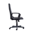 Ascona high back managers chair - black faux leather