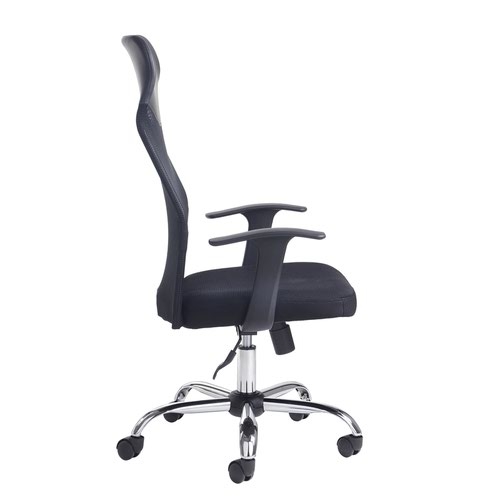 Aurora high back mesh operators chair - black