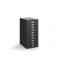 Bisley multi drawers with 10 drawers - black