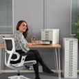 Bisley multi drawers with 15 drawers - silver