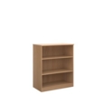 Deluxe bookcase 1200mm high with 2 shelves - beech