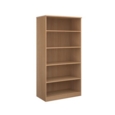 Deluxe bookcase 2000mm high with 4 shelves - beech