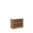 Deluxe bookcase 800mm high with 1 shelf - beech