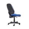 Bilbao fabric operators chair with no arms - blue