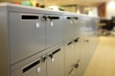 Bisley lodges with 4 doors and letterboxes - silver