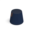 Groove modular breakout seating shade with leather strap handle - maturity blue body with range blue top