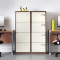 Bisley steel 2 drawer public sector contract filing cabinet 711mm high - goose grey