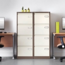 Bisley steel 3 drawer public sector contract filing cabinet 1016mm high - coffee/cream