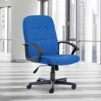 Cavalier fabric managers chair - blue