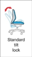 Cavalier fabric managers chair - charcoal