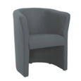 Celestra single seat tub chair 700mm wide - elapse grey
