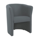Celestra single seat tub chair 700mm wide - elapse grey