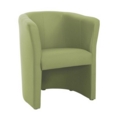 Celestra single seat tub chair 700mm wide - endurance green